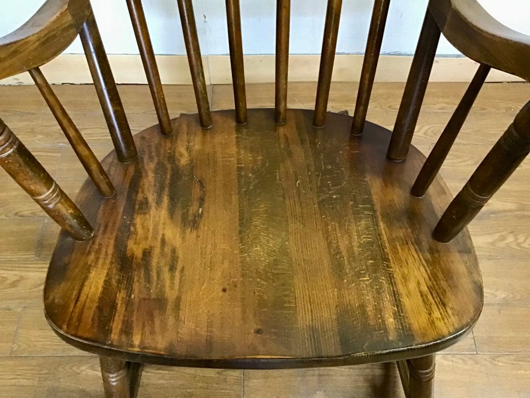 管239☆飛騨家具☆アンティーク☆ウィンザー☆ロッキングチェアー