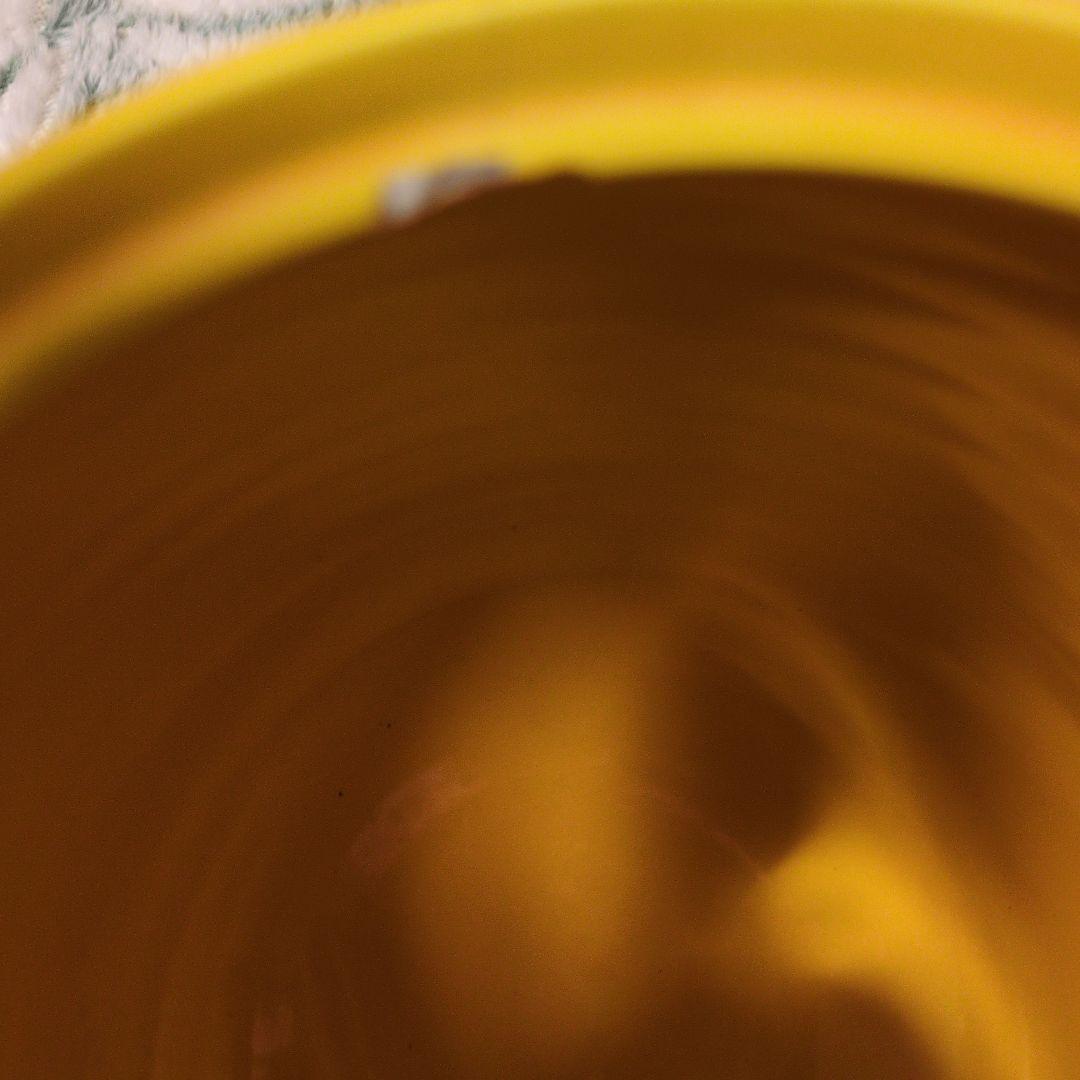 最初、内側にカケ、表面には、スジが、下方部に向かって走っておりましす。