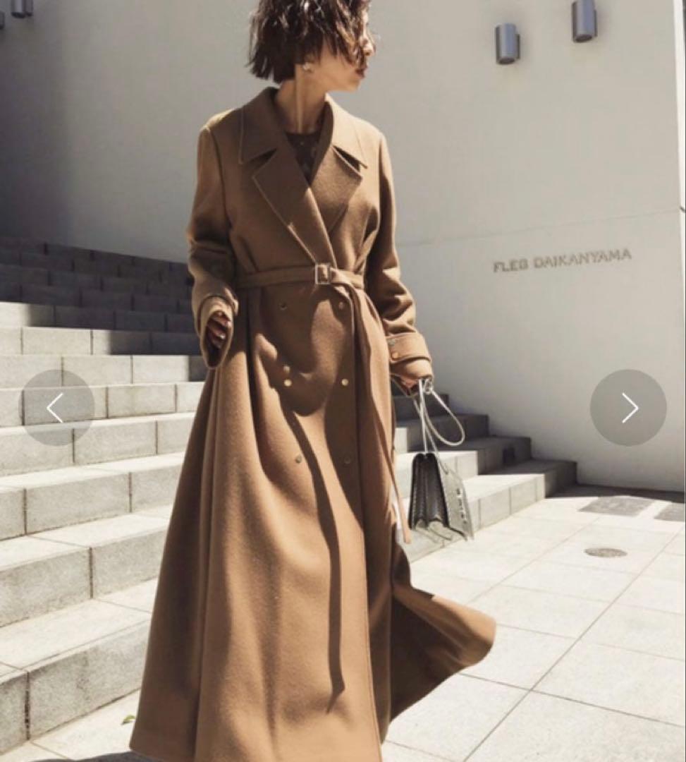 【希少品】AMERI キャメルロングコート