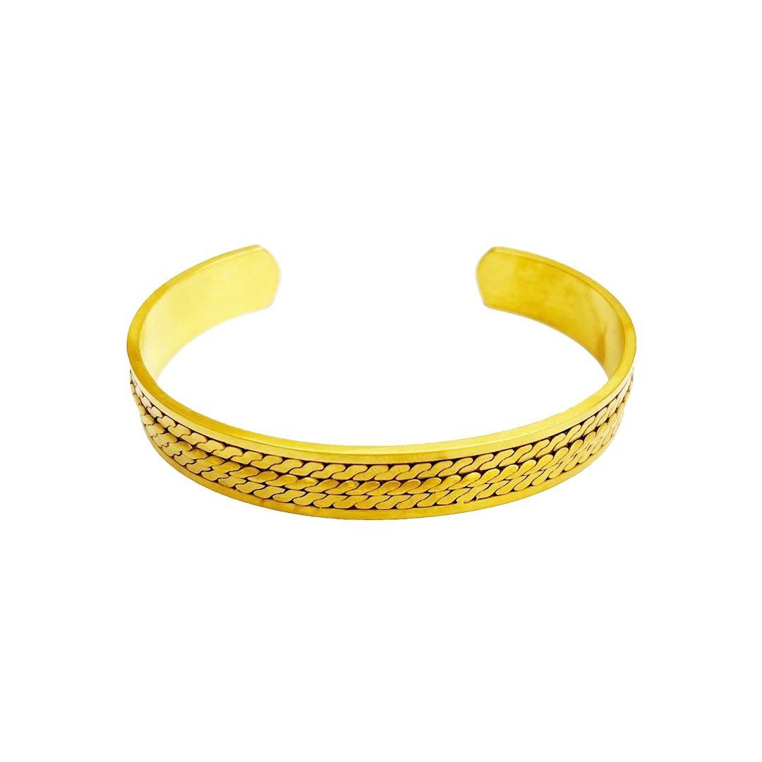 アクセサリー WHIMSY BLAZE BRONZE BANGLE