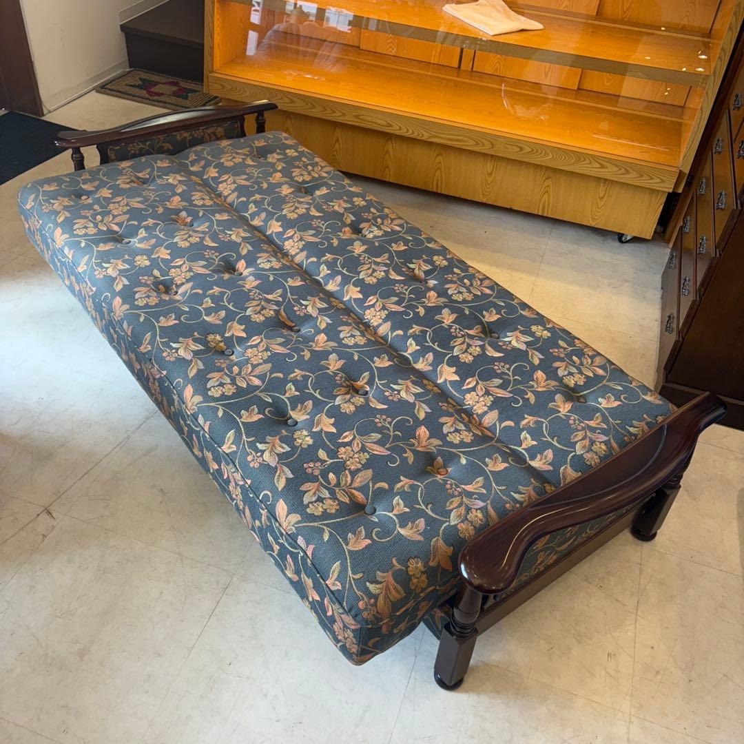 カリモク　karimoku コロニアル　ソファベッド　シングル