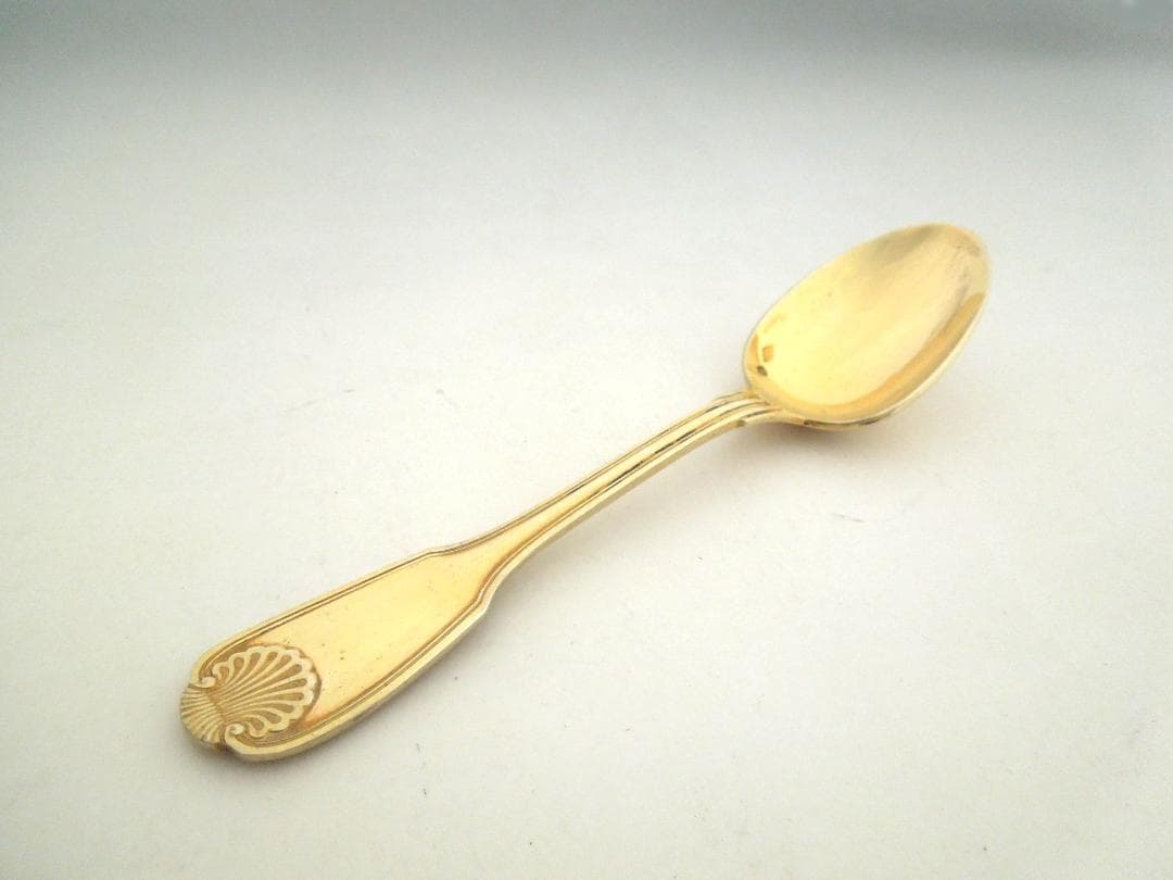 Christofle 　シルバースプーン　純銀　ヴェルメイユ　クリストフル