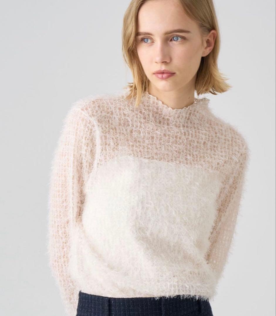 定価23,100円 ANAYI プレイドフェザーチュール プルオーバー