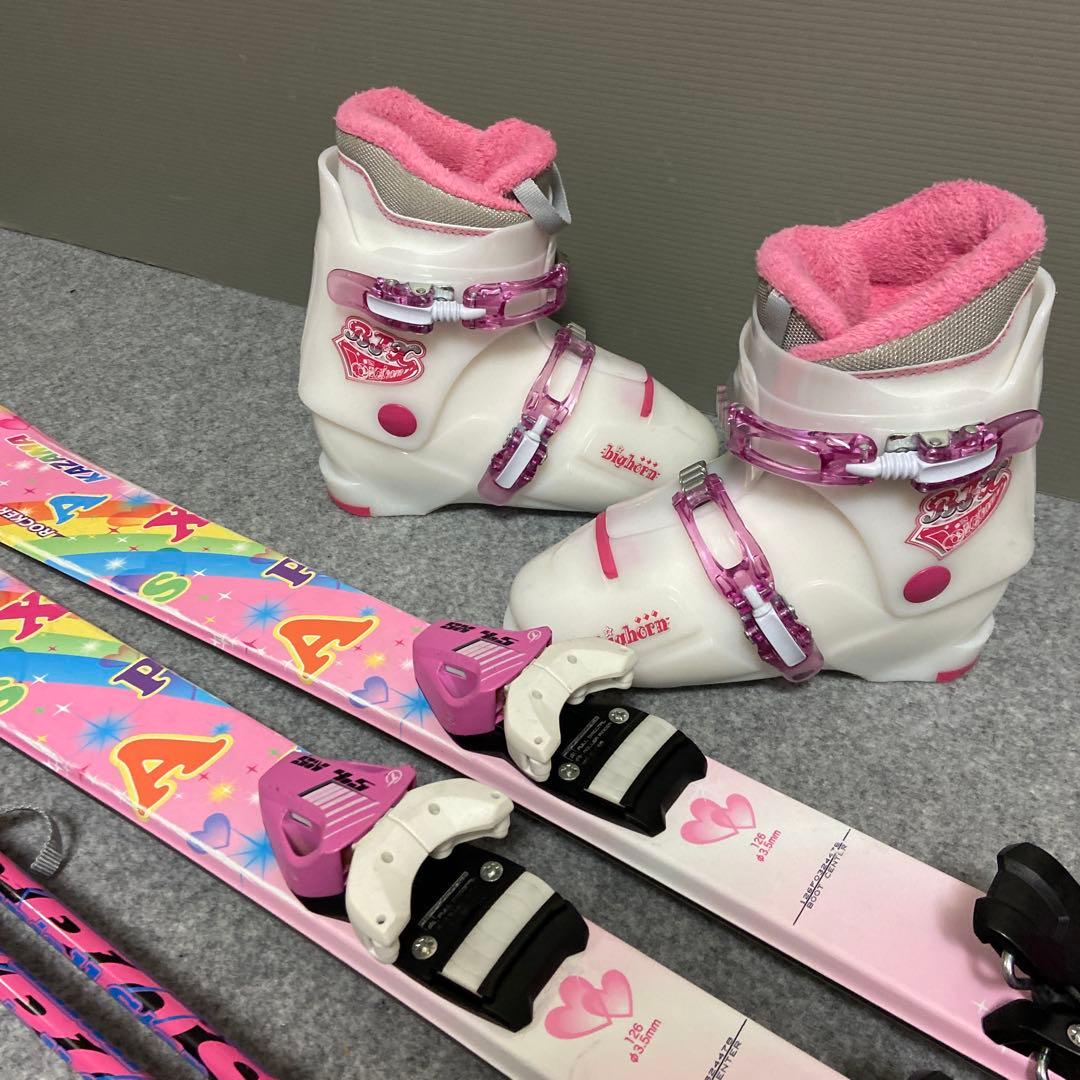 ★メンテナンス済 子供スキーセット 身長126~140cm前後のお子様向け