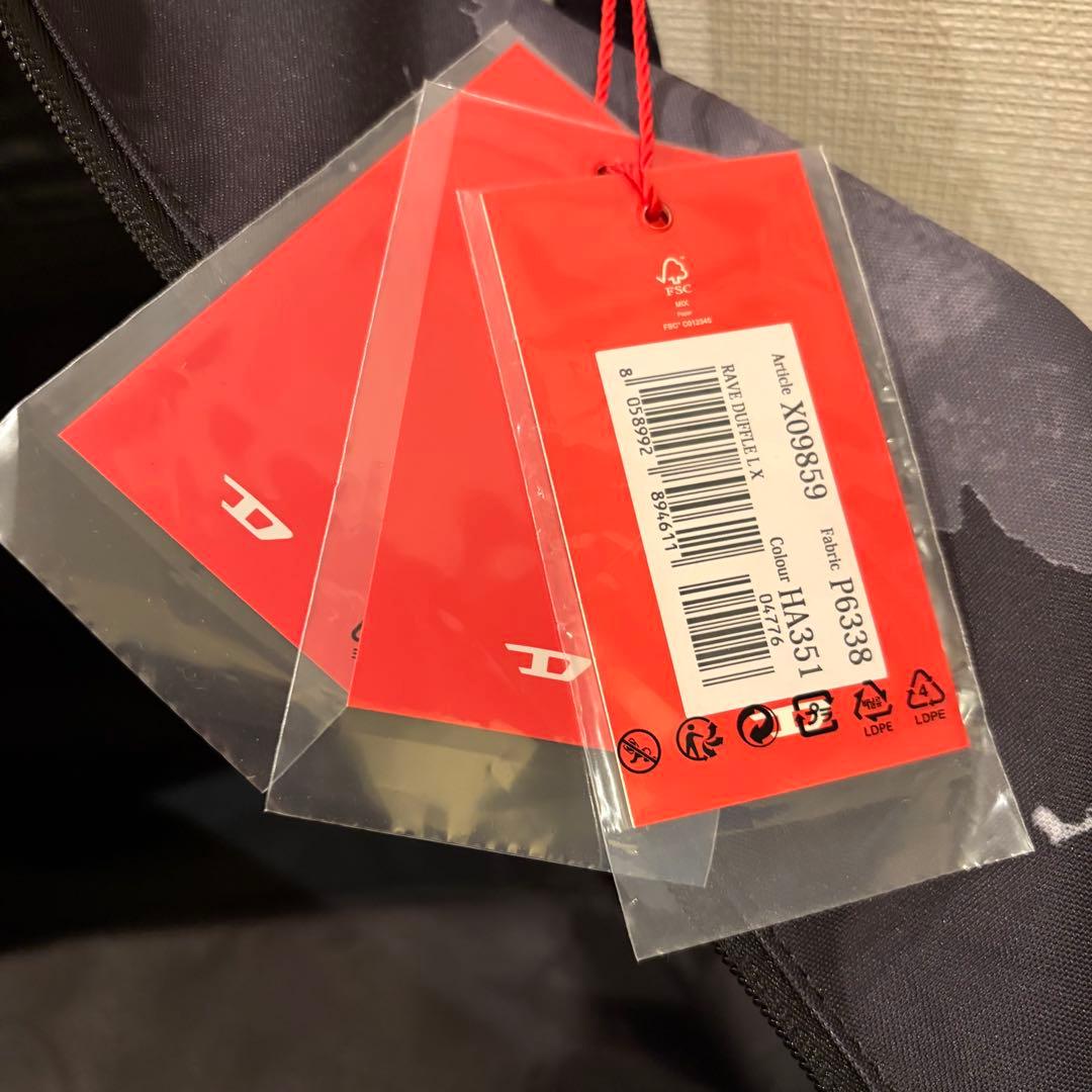 ディーゼル ボストンバッグ RAVE DUFFLE 40L チャコールグレー