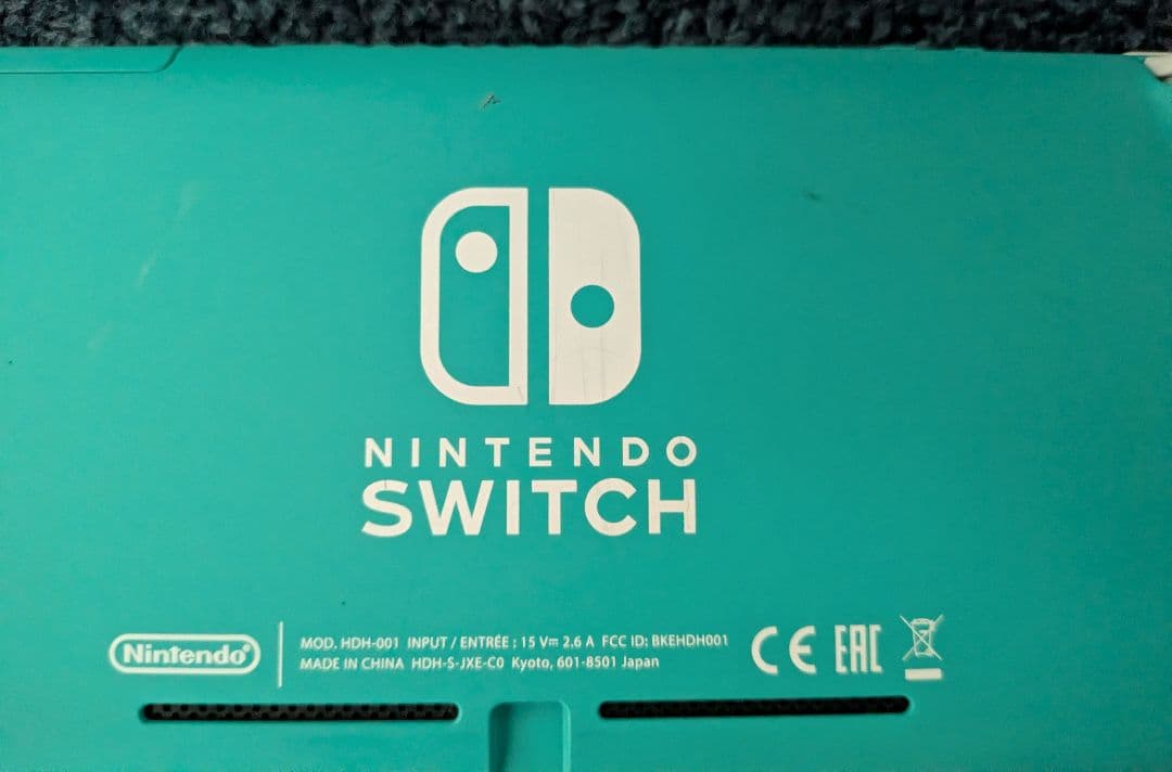 Switchライト ターコイズ SDカード付 初期化済み 箱あり 動作確認済み