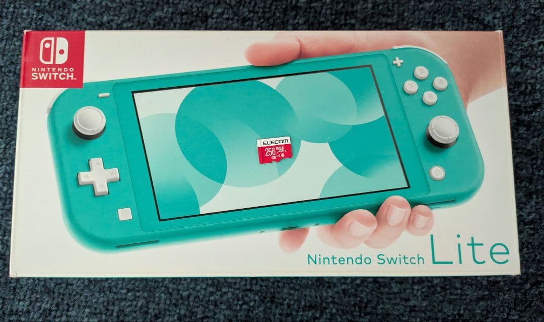 Switchライト ターコイズ SDカード付 初期化済み 箱あり 動作確認済み