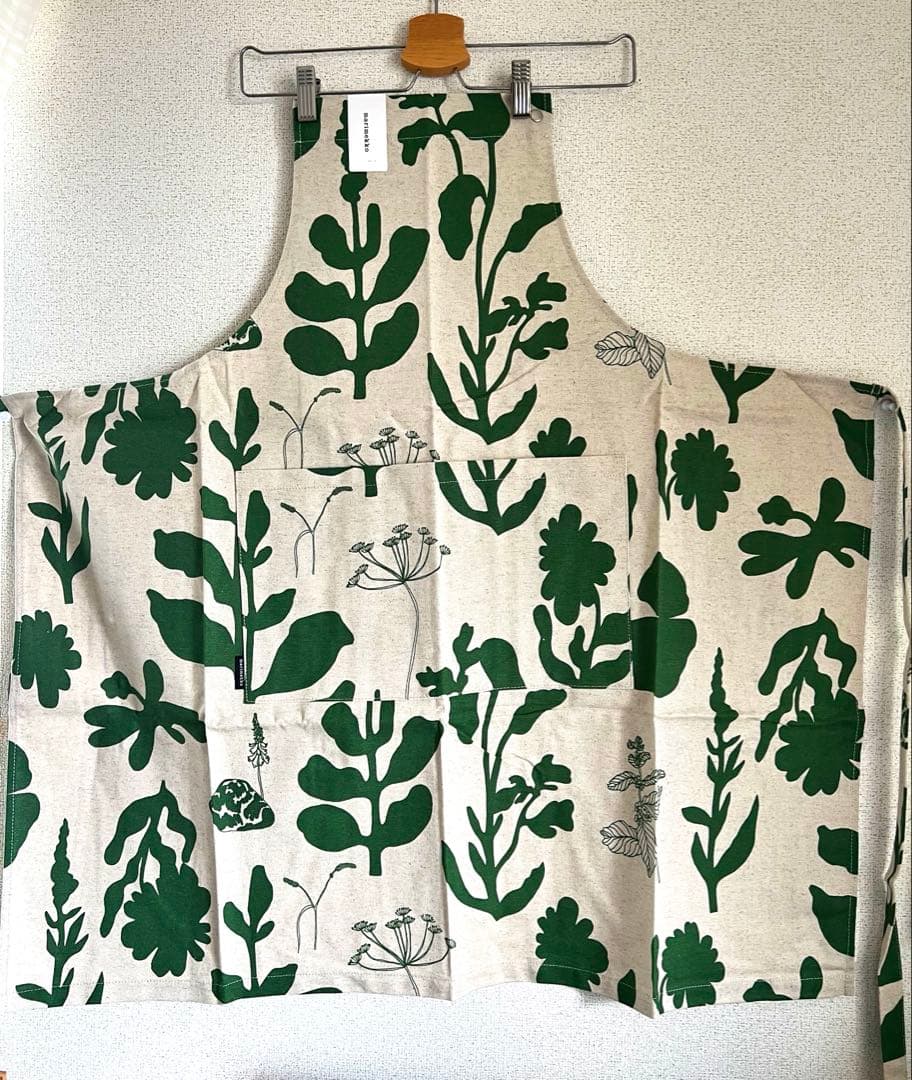 ●新品未使用●マリメッコ　marimekko エプロン　野菜　完売品　廃盤品