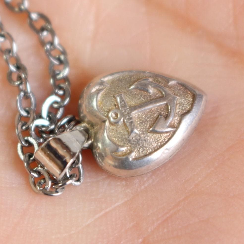 40s　スウィートハートジュエリー　WW2　錨　アンカー　navy　USN