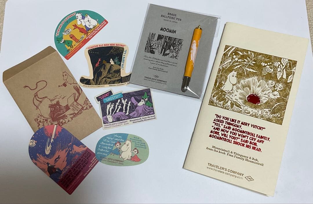 TRAVELER'S COMPANY ムーミン ノート ペン ステッカー