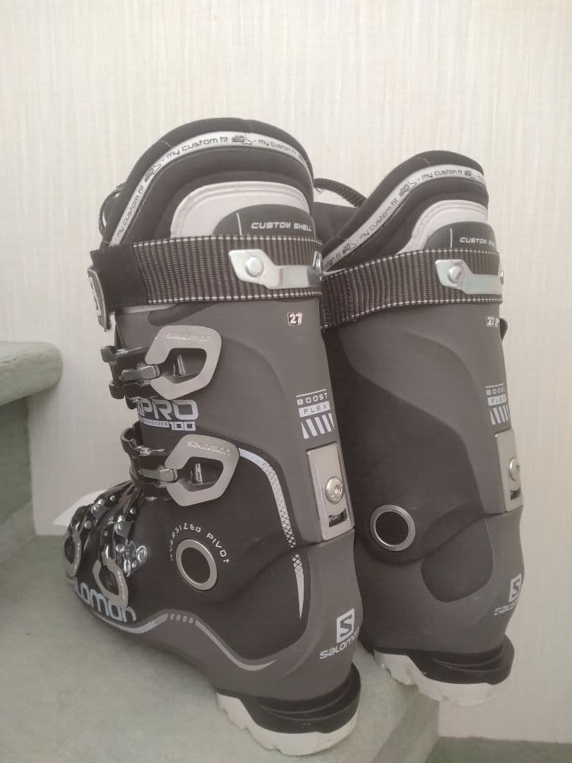 【状態良好☆】27.0/27.5cm　SALOMONスキーブーツ♪　送料無料！