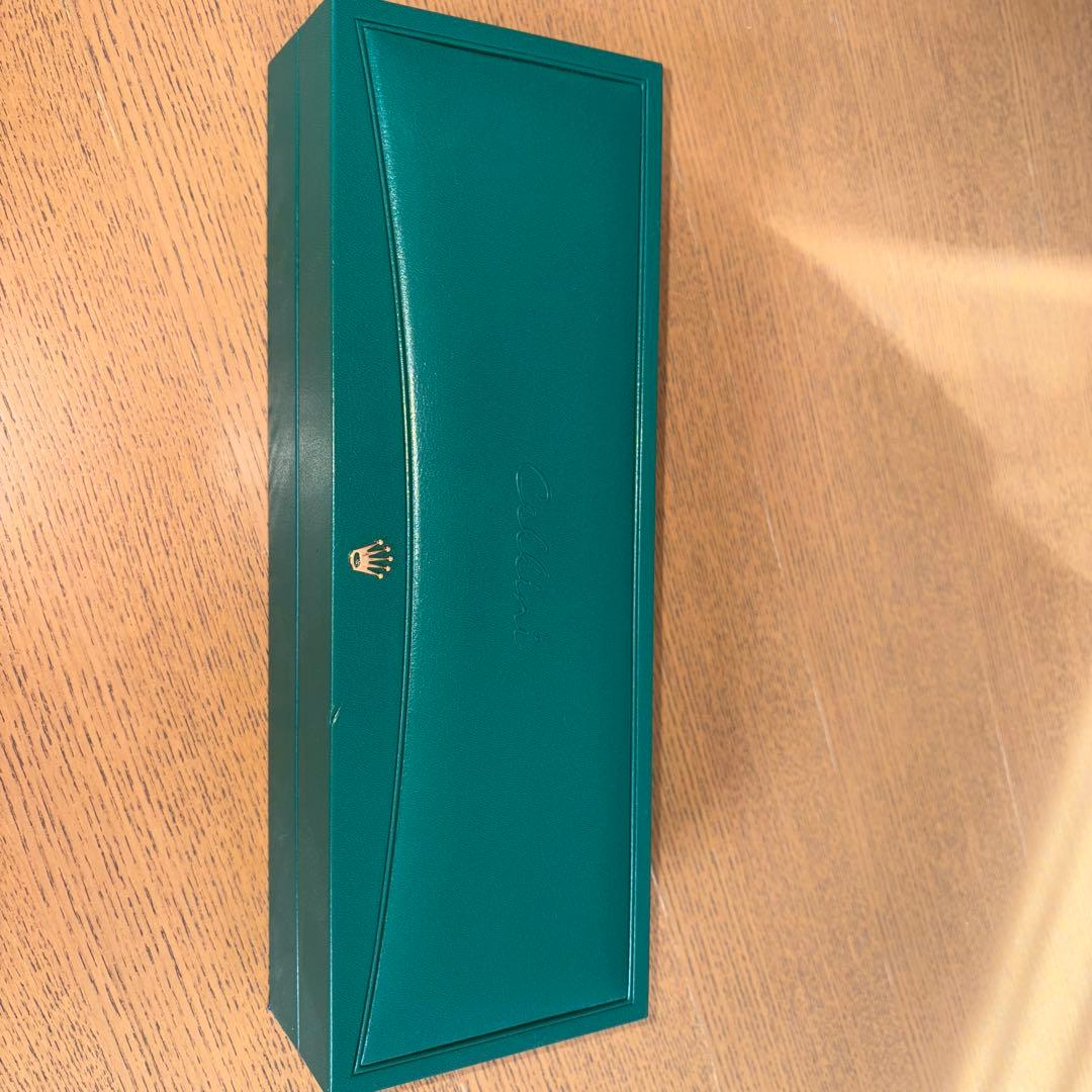 ROLEX 時計ケース グリーン　箱のみ
