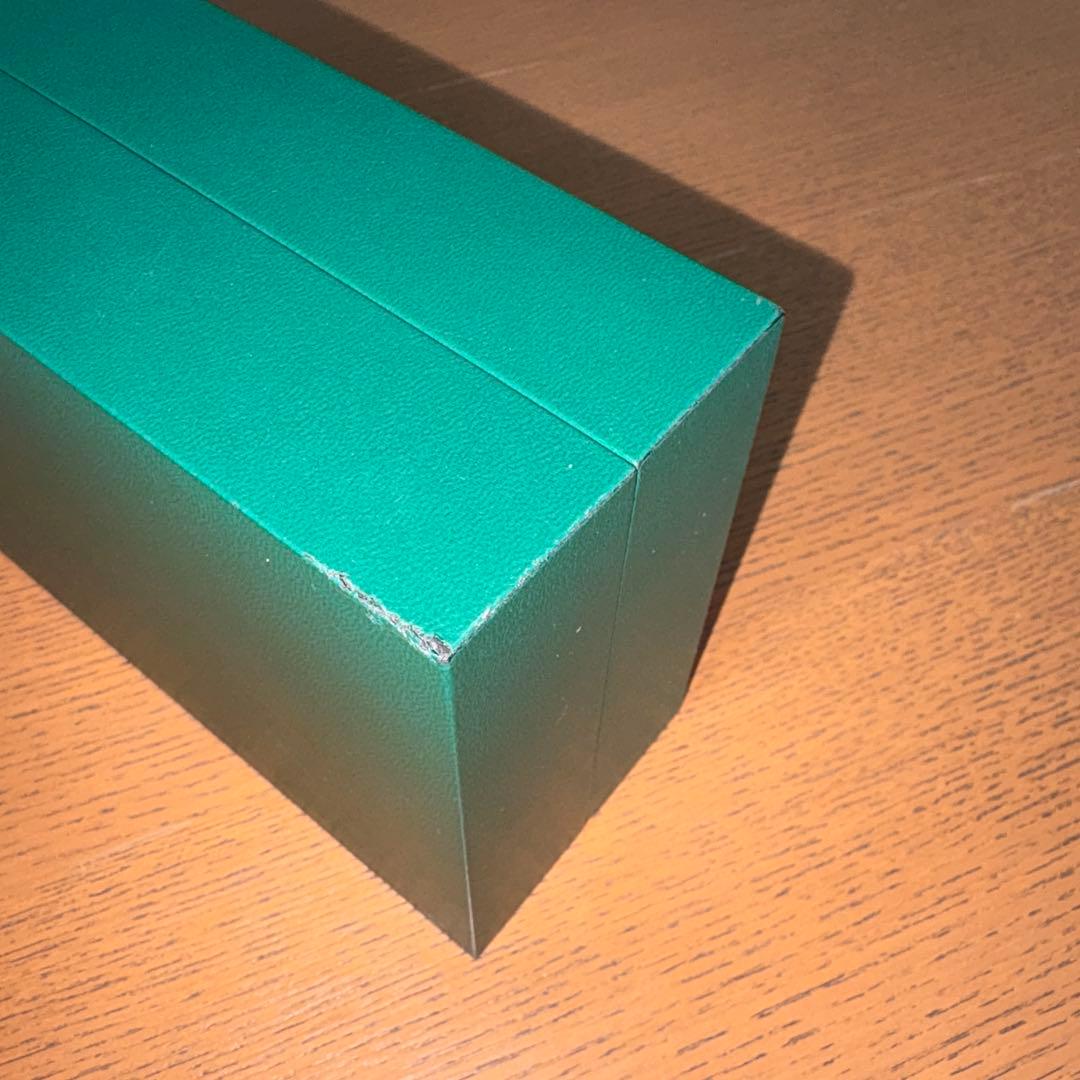 ROLEX 時計ケース グリーン　箱のみ