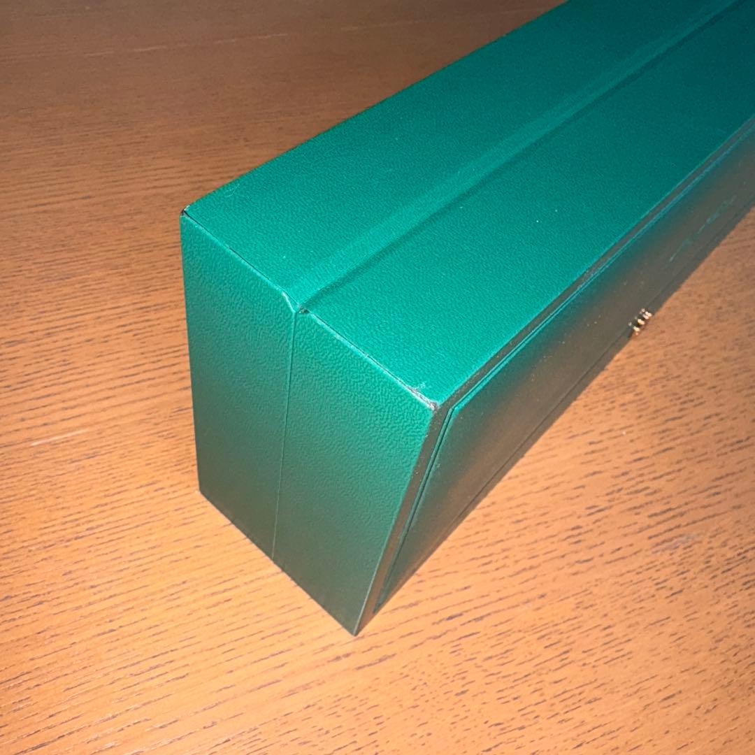 ROLEX 時計ケース グリーン　箱のみ