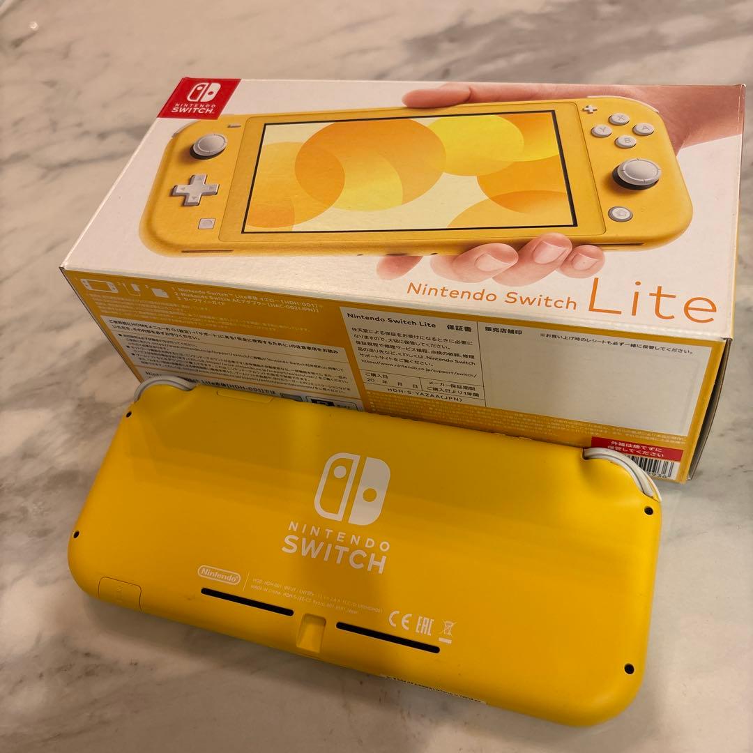 Nintendo Switch Lite イエロー（日焼け等無し）本体