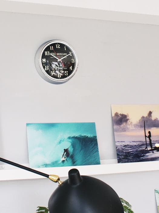 マーキュリー ウォールクロック モンゴメリ (52359) ブラック 壁掛け時計