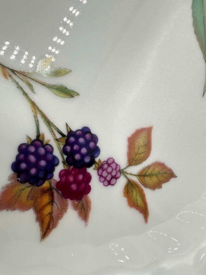 ロイヤルウースター　エベシャム　ゴールドキッシュディッシュ　お皿　大皿