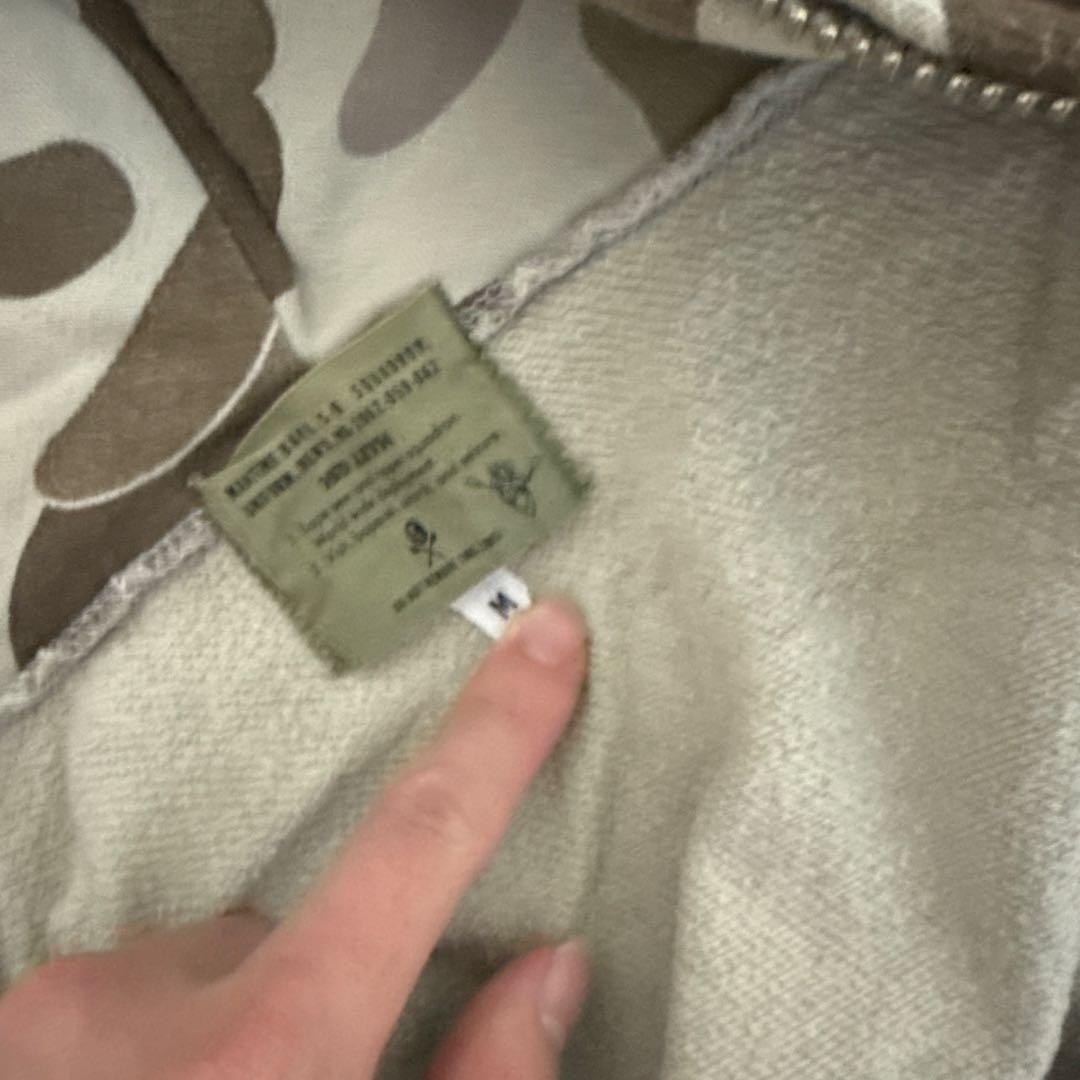 BAPEグラデーションカモ シャーク パーカー a bathing ape