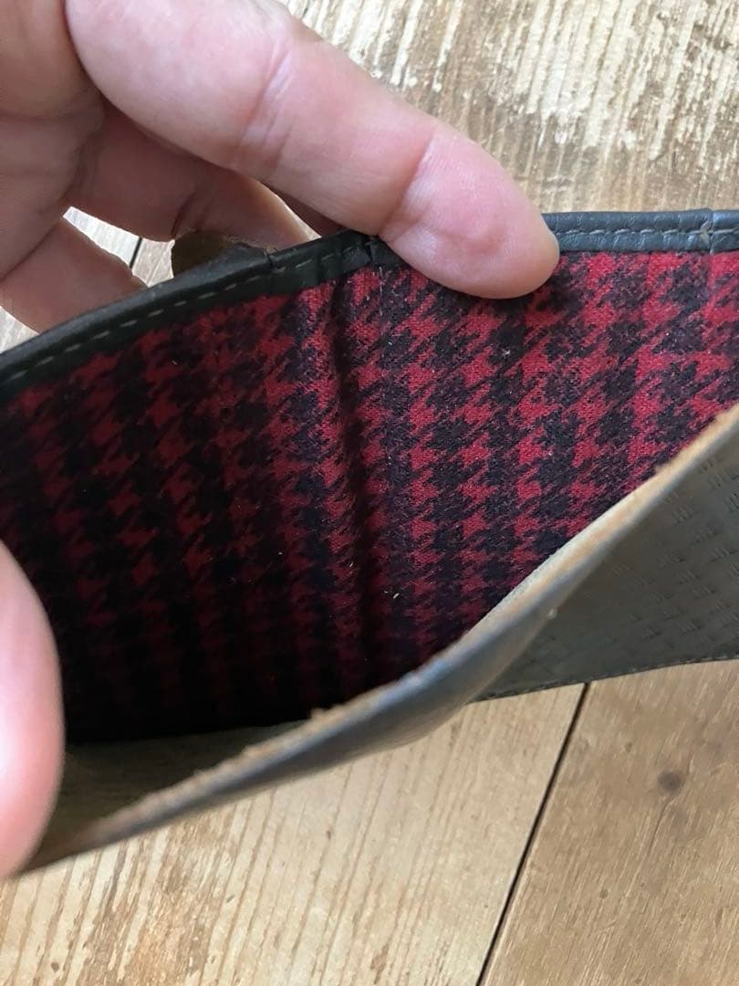 RRL DOUBLERL スタッズ 折り畳み財布 黒 レザー ダブルアールエル