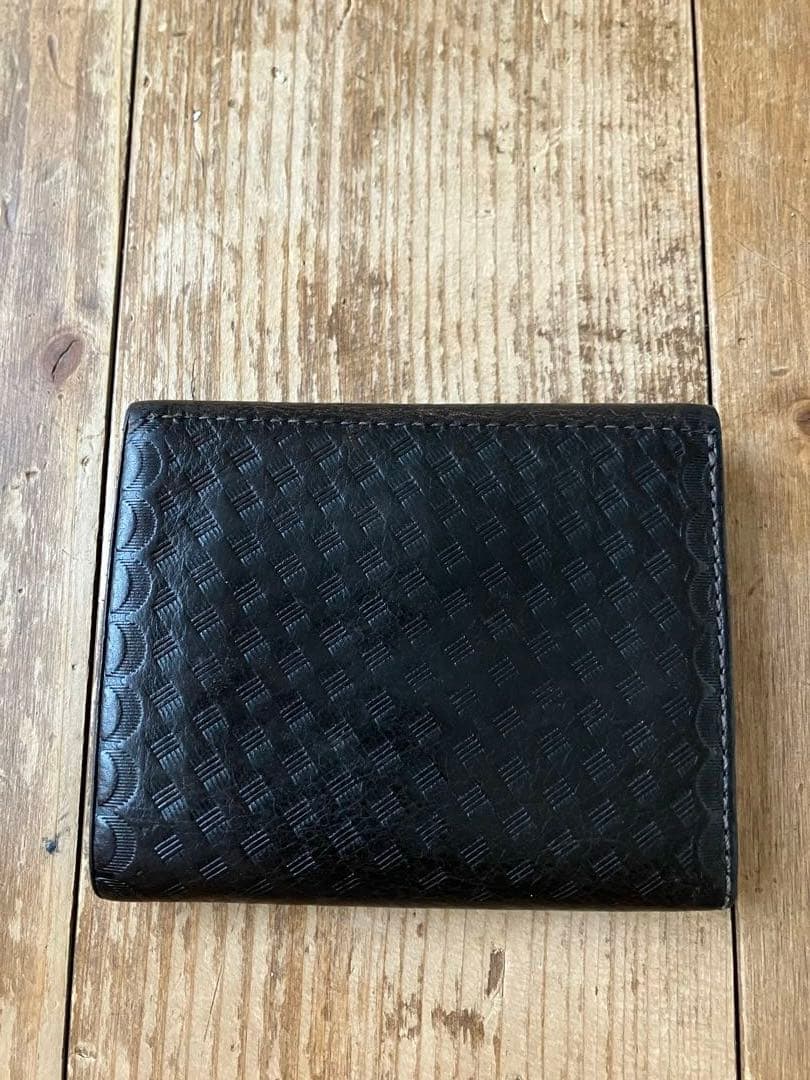 RRL DOUBLERL スタッズ 折り畳み財布 黒 レザー ダブルアールエル