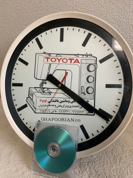 トヨタミシン 掛時計