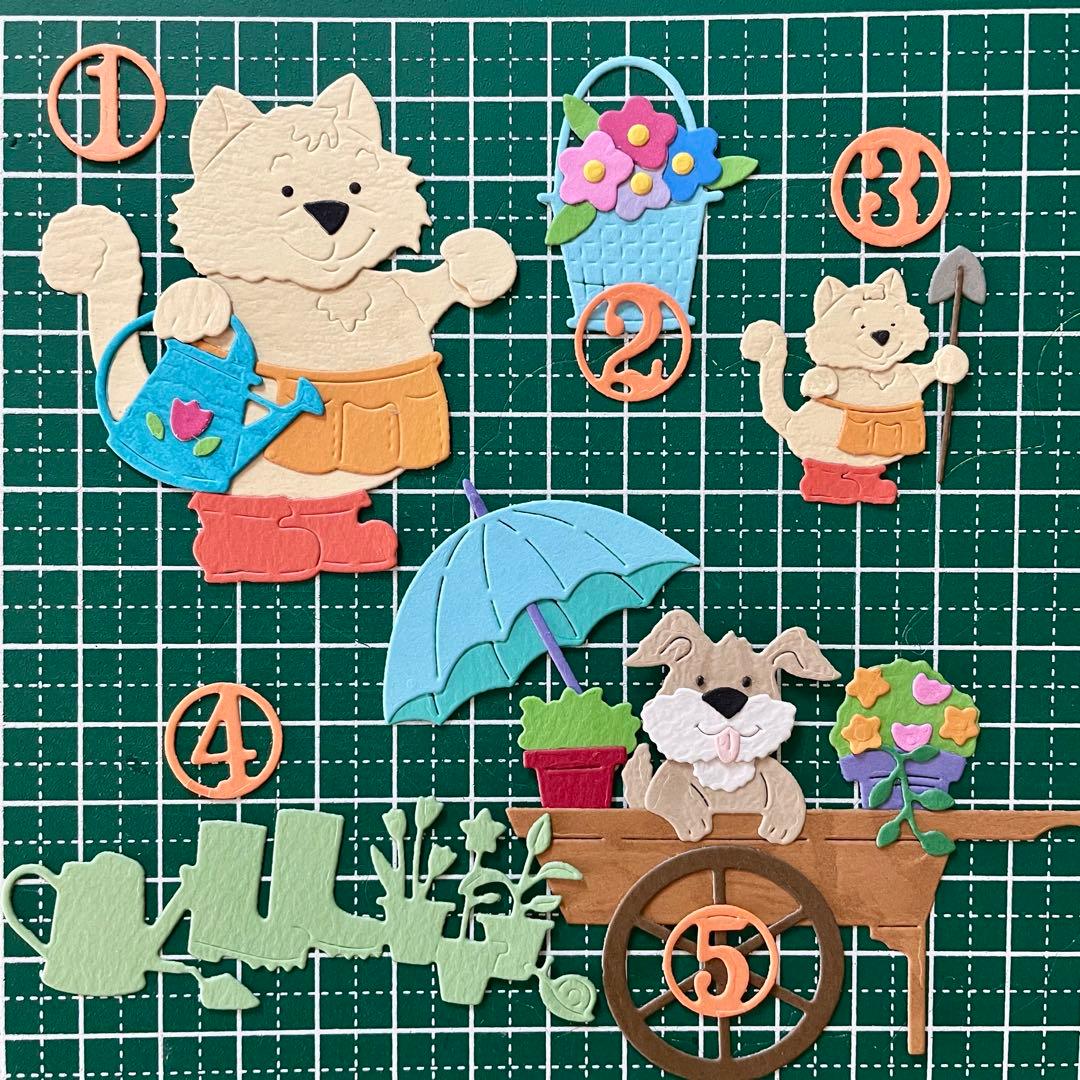 【ガーデニングA】サンプルページ（ペーパークラフト クラフトパンチ）