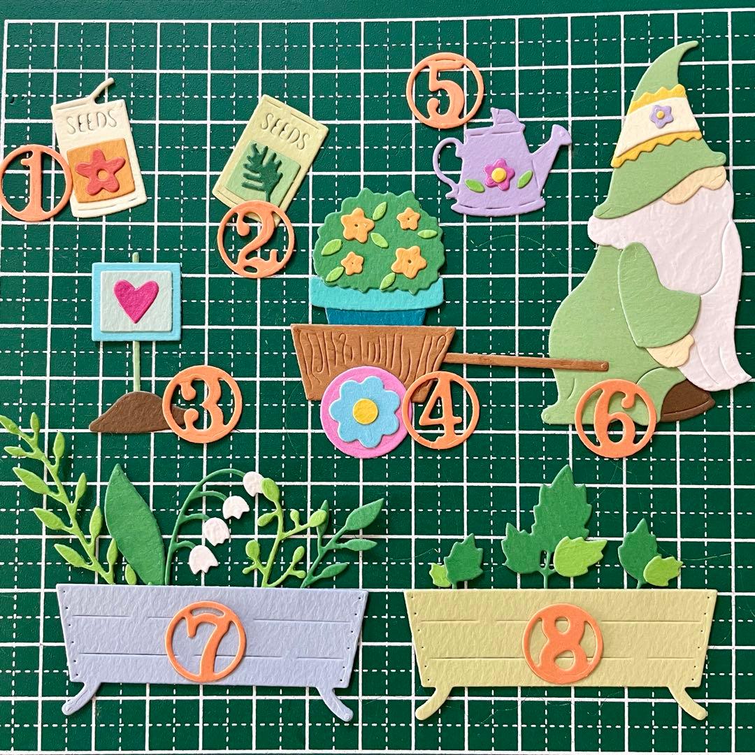 【ガーデニングA】サンプルページ（ペーパークラフト クラフトパンチ）