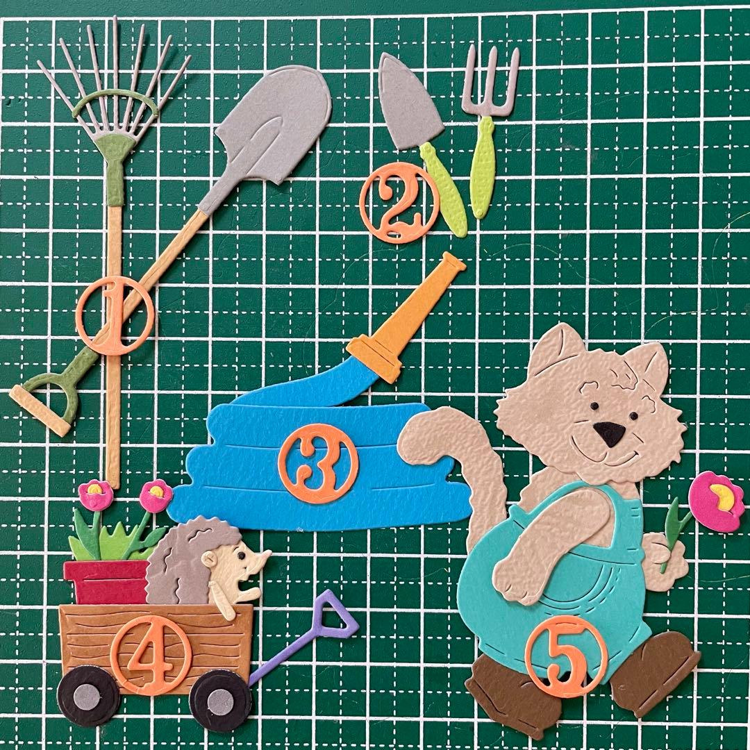 【ガーデニングA】サンプルページ（ペーパークラフト クラフトパンチ）