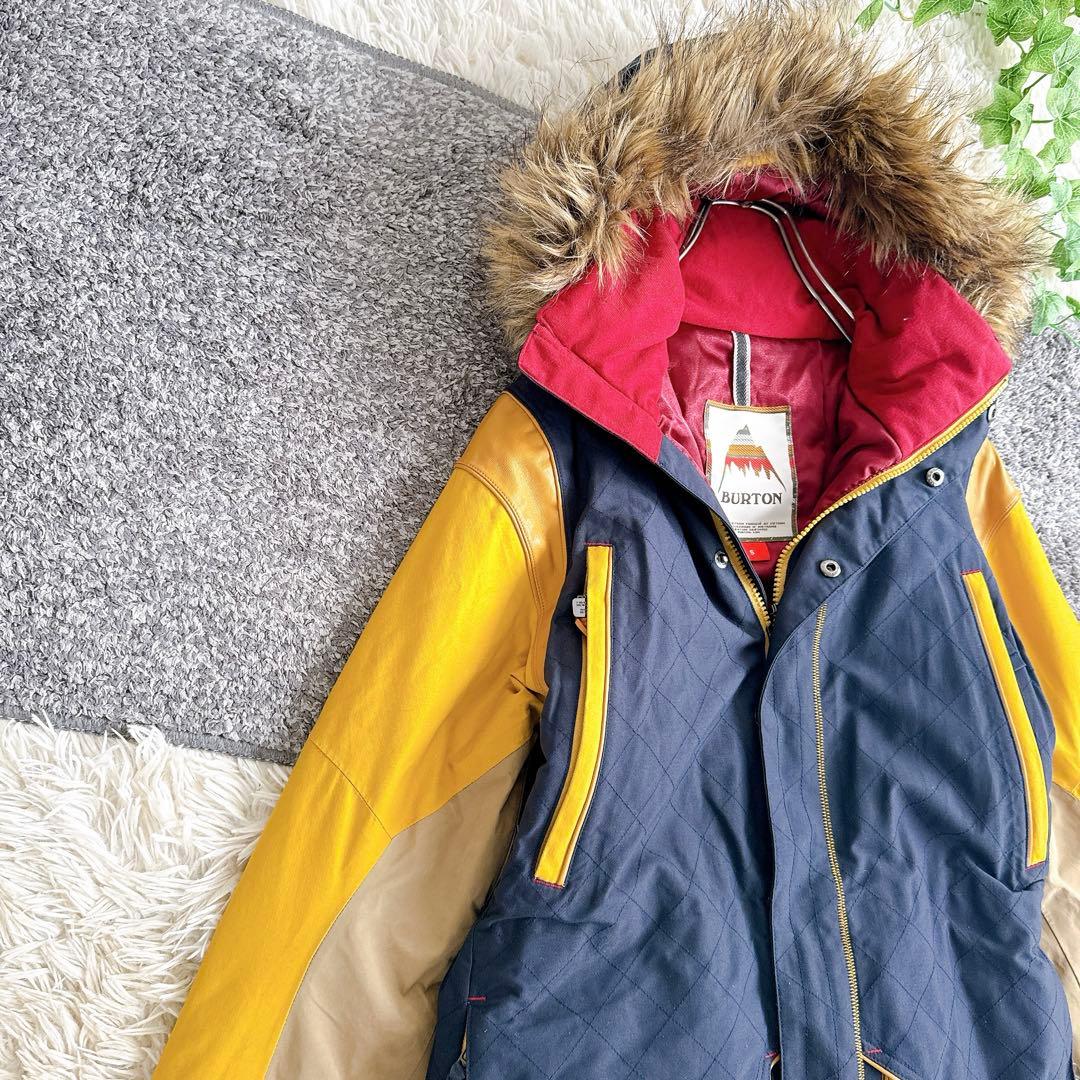 美品　バートン　スキー　スノボー　ウェア　セットアップ　中綿　メンズ　黒　XL