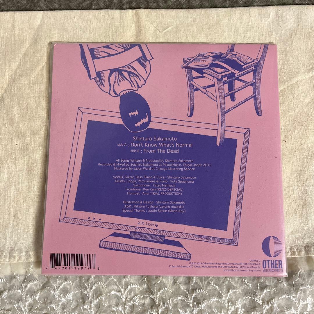 7インチ◾️坂本慎太郎 まともがわからない アナログ レコード