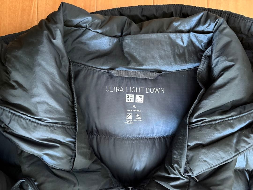美品 ユニクロ ウルトラライトダウンフーデットコート 2点セット