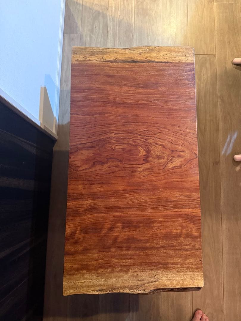 ブビンガ 1枚板 コーヒーテーブル