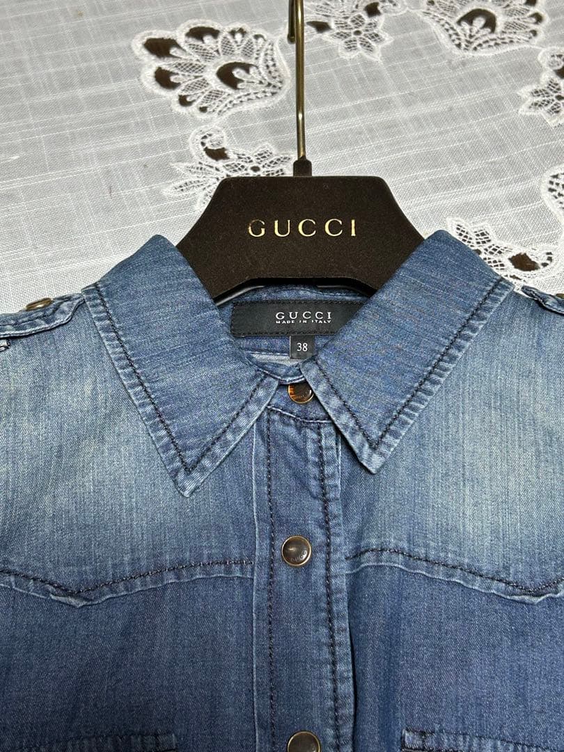 GUCCI デニムワンピース 38
