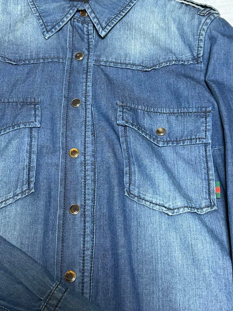 GUCCI デニムワンピース 38