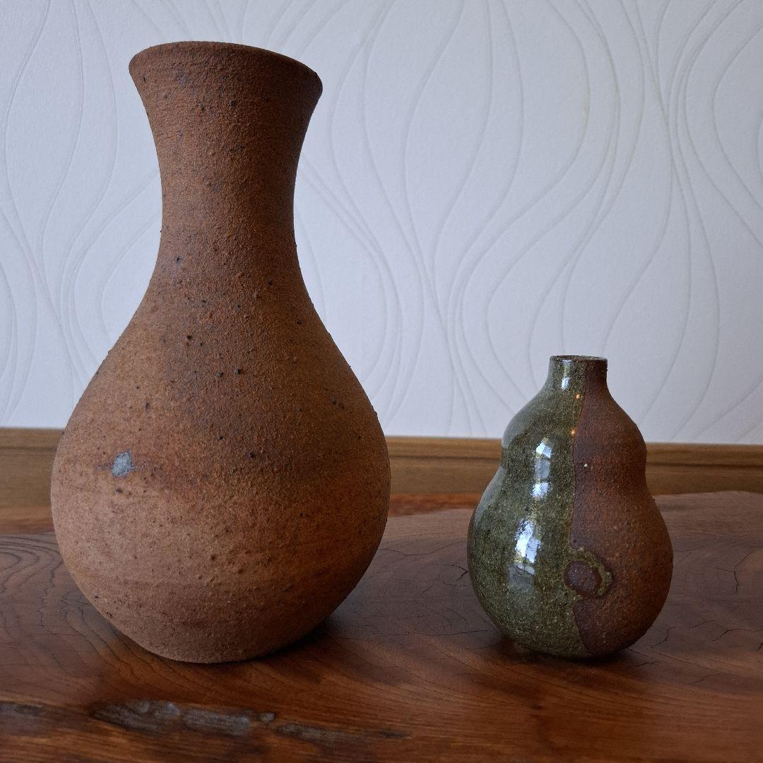 壺　つぼ　一輪挿し　親子壺