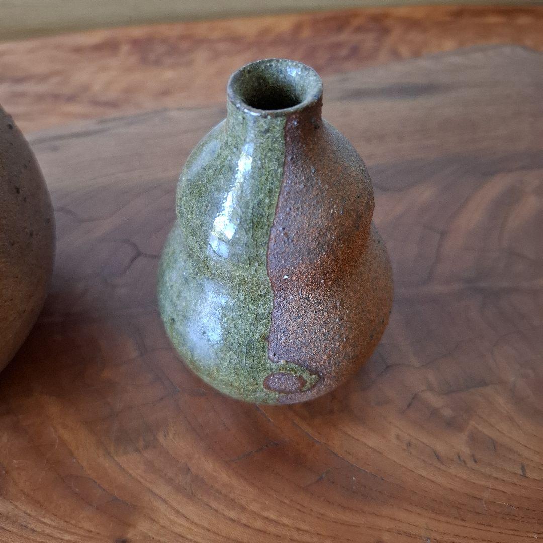 壺　つぼ　一輪挿し　親子壺