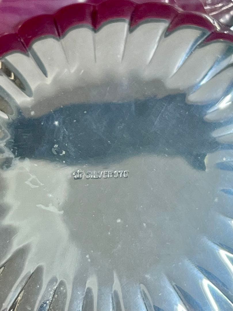 銀杯　皿　84g SILVER970