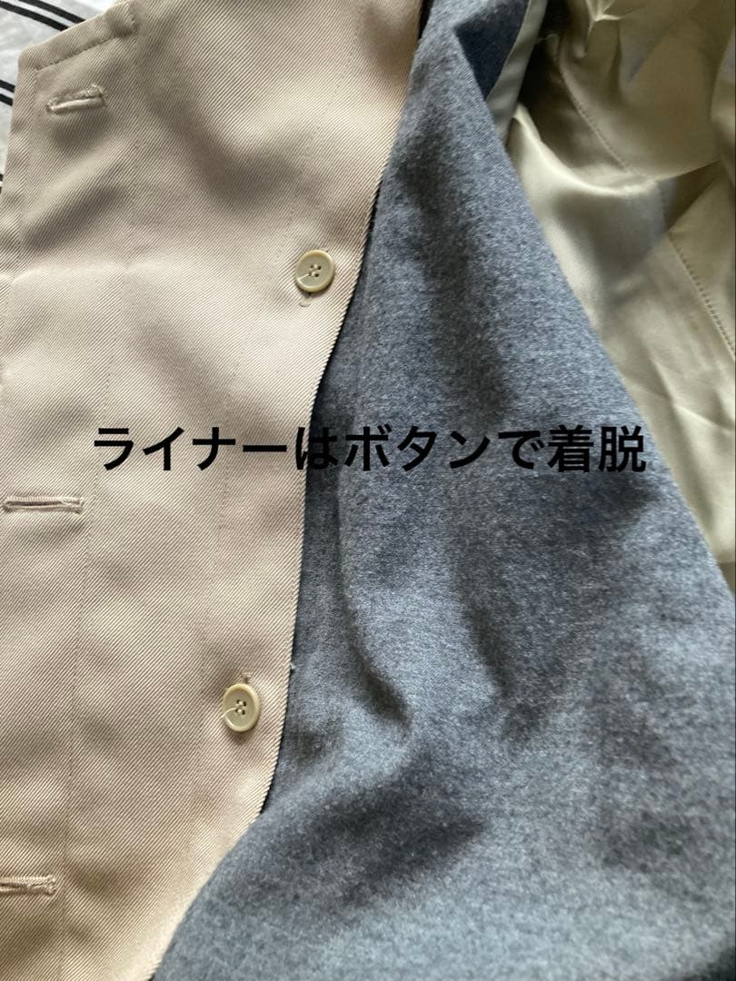 ap studio SCENTOFギャバジンステンカラーコート ライナー付き