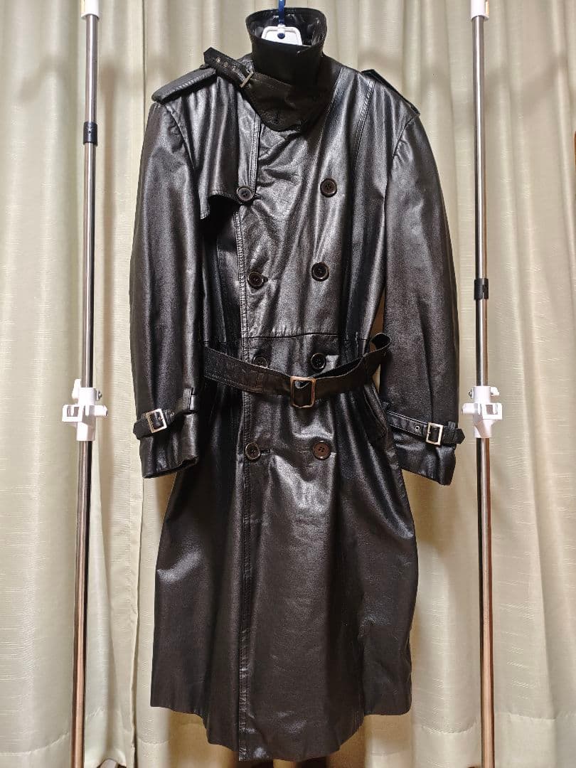 JUBIAN レザー トレンチコート本革