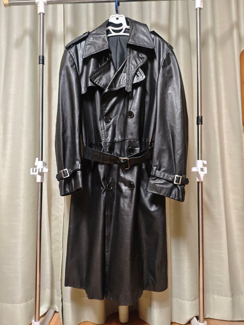 JUBIAN レザー トレンチコート本革
