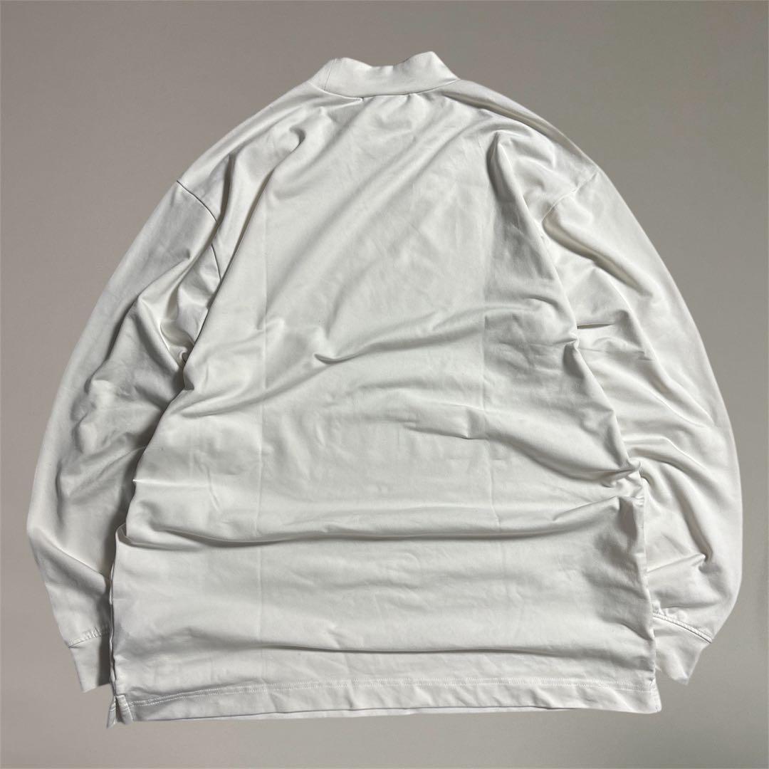 90s OLD NIKE GOLF モックネック ロンT 刺繍ロゴ カットソー