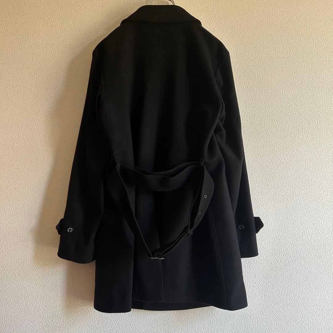 MACKINTOSH マッキントッシュ ステンカラーコート ダブルブレスト 黒