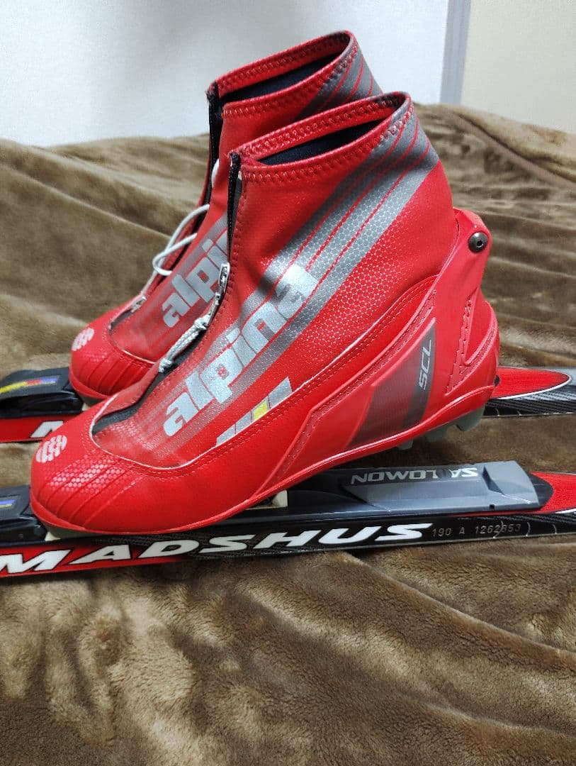 とら MADSHUS マズシャス クロスカントリー　alpina ブーツ