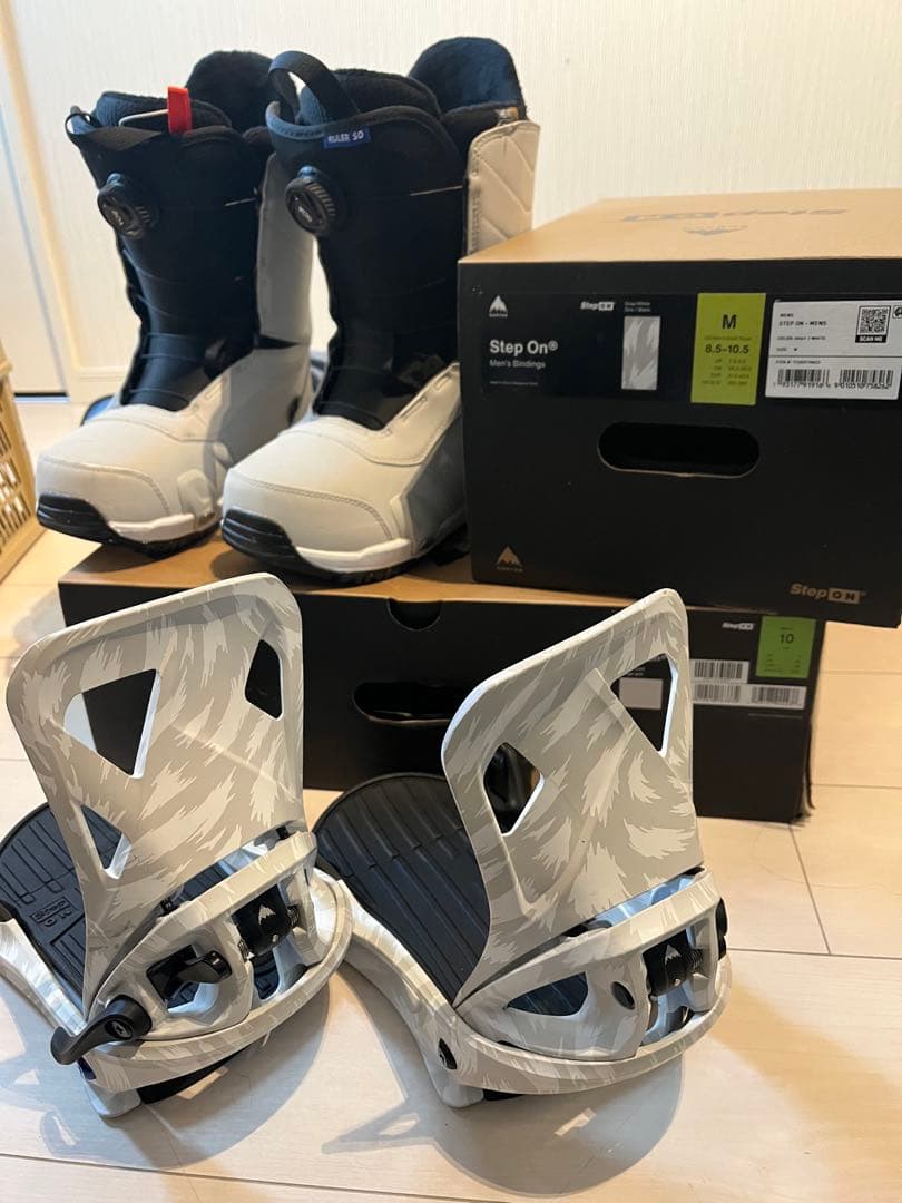 Burton Step On® スノーボードブーツとビンディングセット M