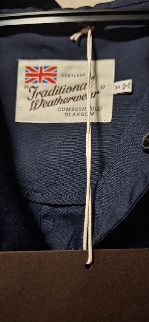 本日限定★新品　トラディショナルウェザーウェア34ネイビー★49500円