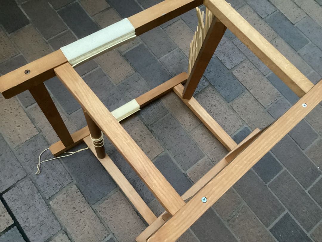 組紐　道具　綾竹台　雅流　破損難あり　羽根8本