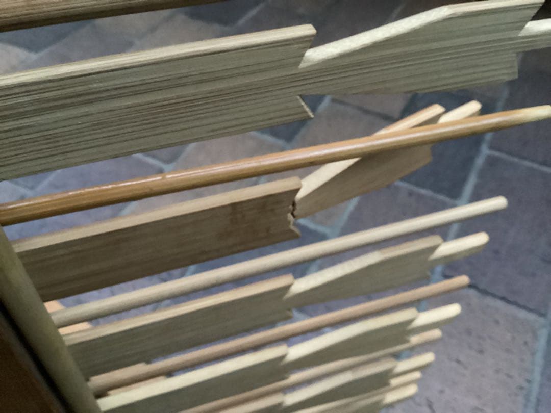 組紐　道具　綾竹台　雅流　破損難あり　羽根8本