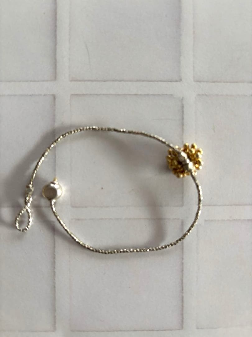 semeno フラワーモチーフブレスレット