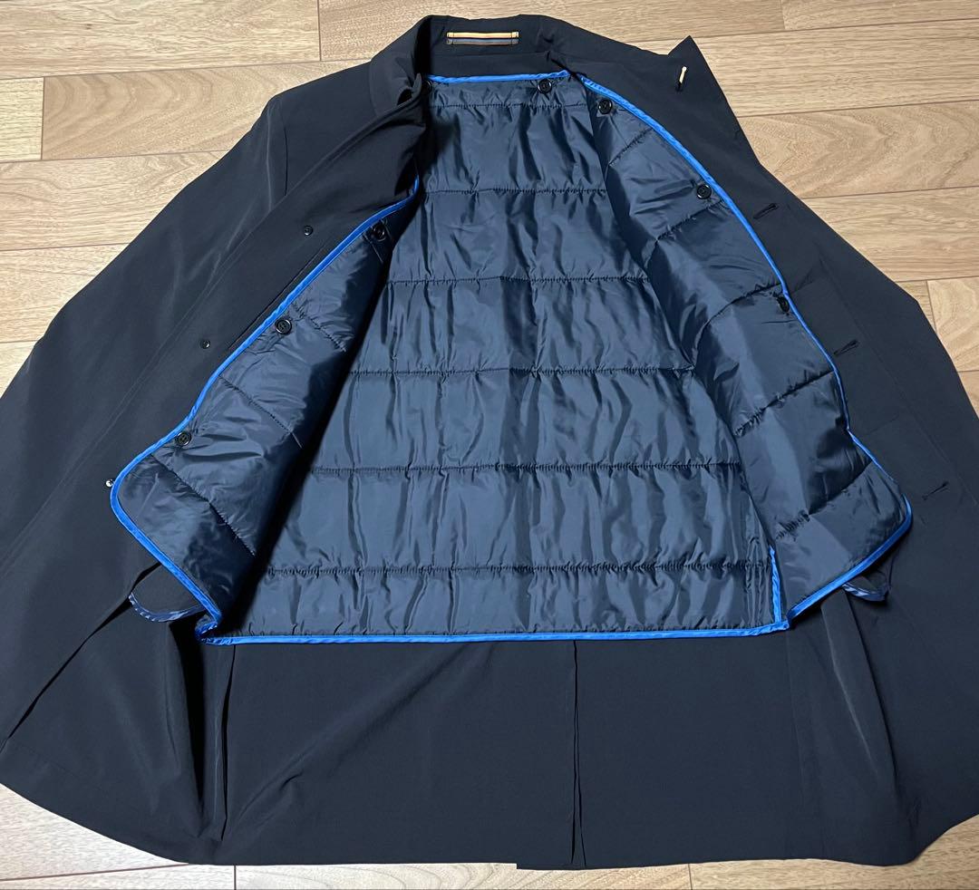 ポールスミス　パフォーマンスストレッチ　ステンカラーコート　ブラック　M