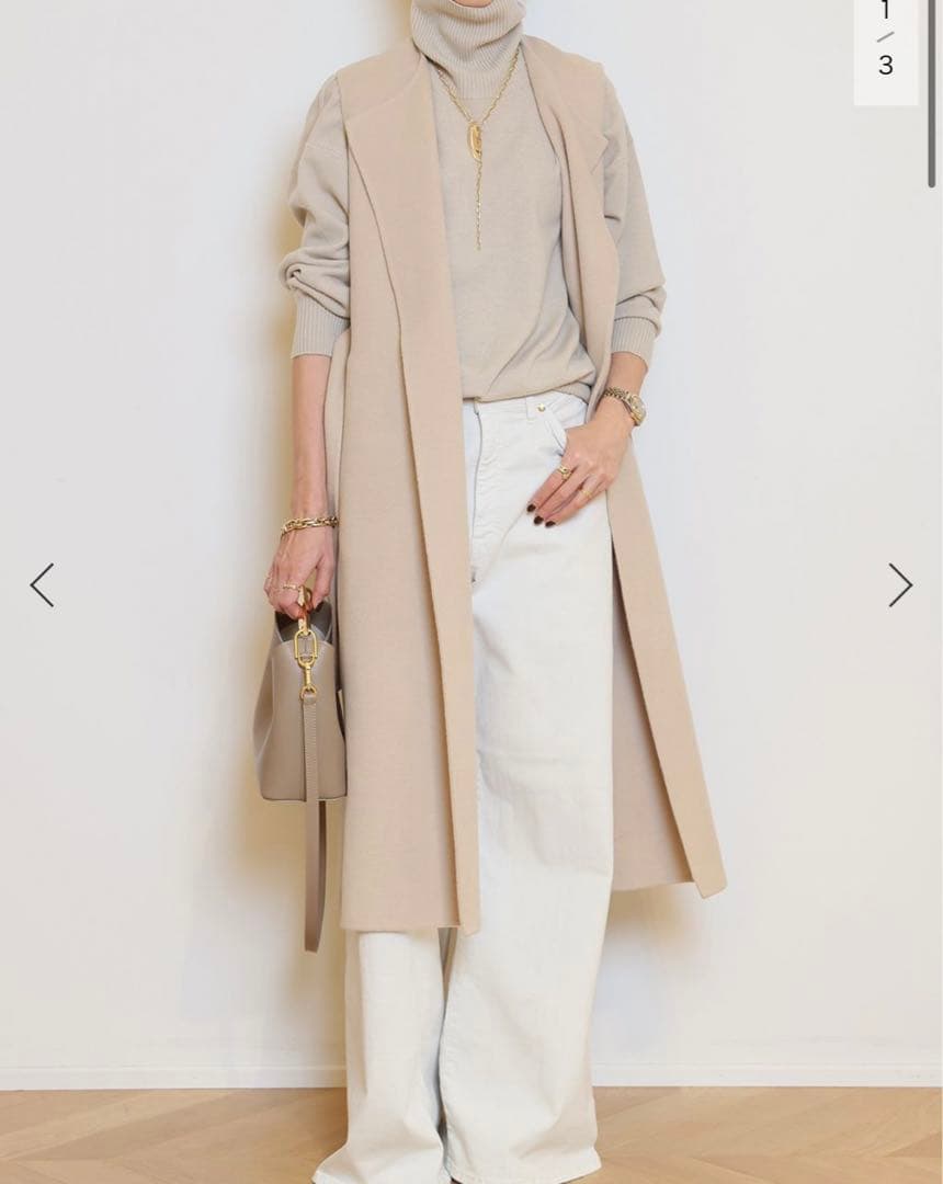 ドゥーズィエムクラス　2024AW JUSPER タートルネック プルオーバー